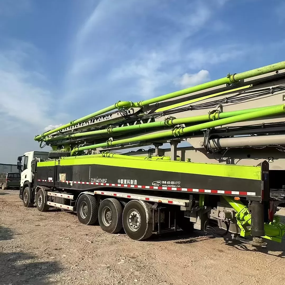 qualidade 2021 zoomlion boom pump carro de bomba de concreto montado em caminhão 67m no chassi scania