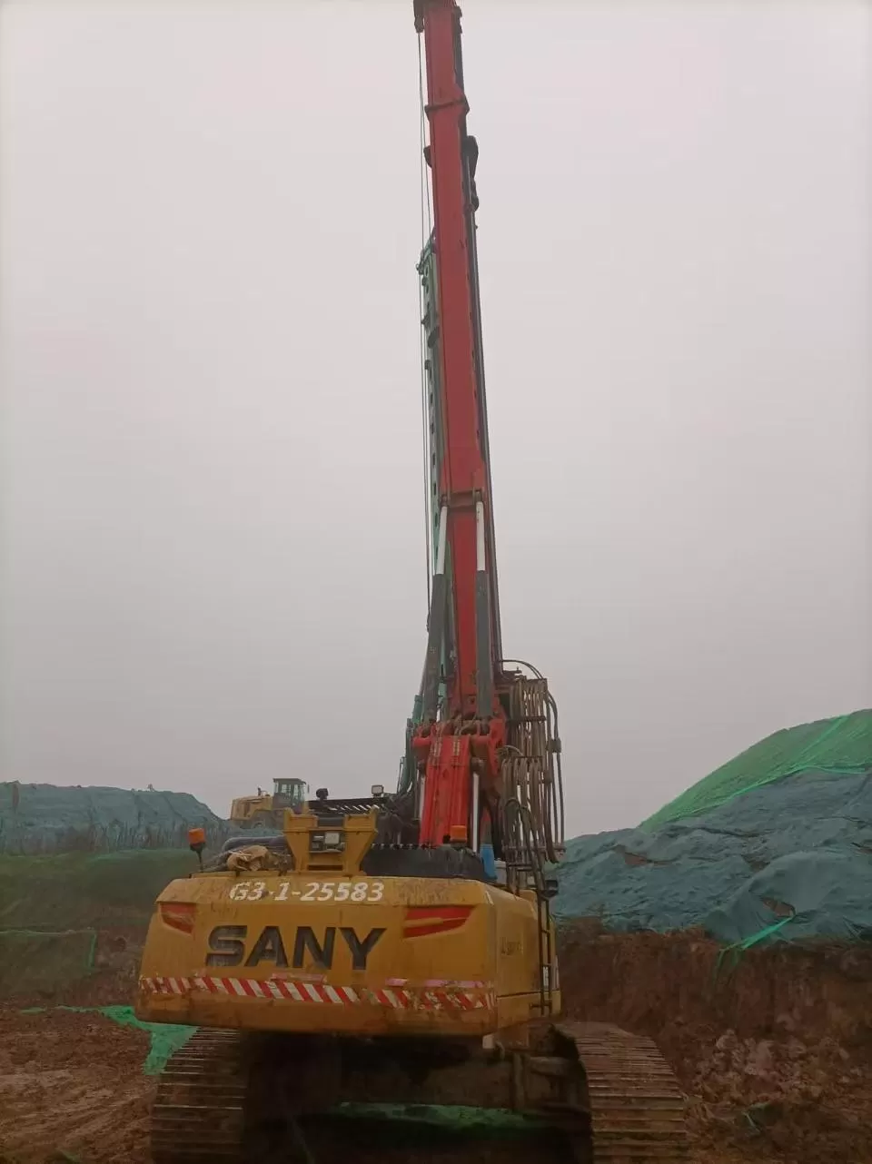 2019 sany piling machinery sr155 retroescavadeira plataforma de perfuração rotativa para broca de fundação