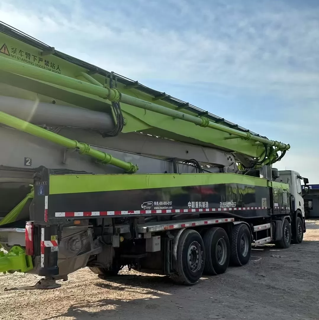 qualidade 2021 zoomlion boom pump carro de bomba de concreto montado em caminhão 67m no chassi scania