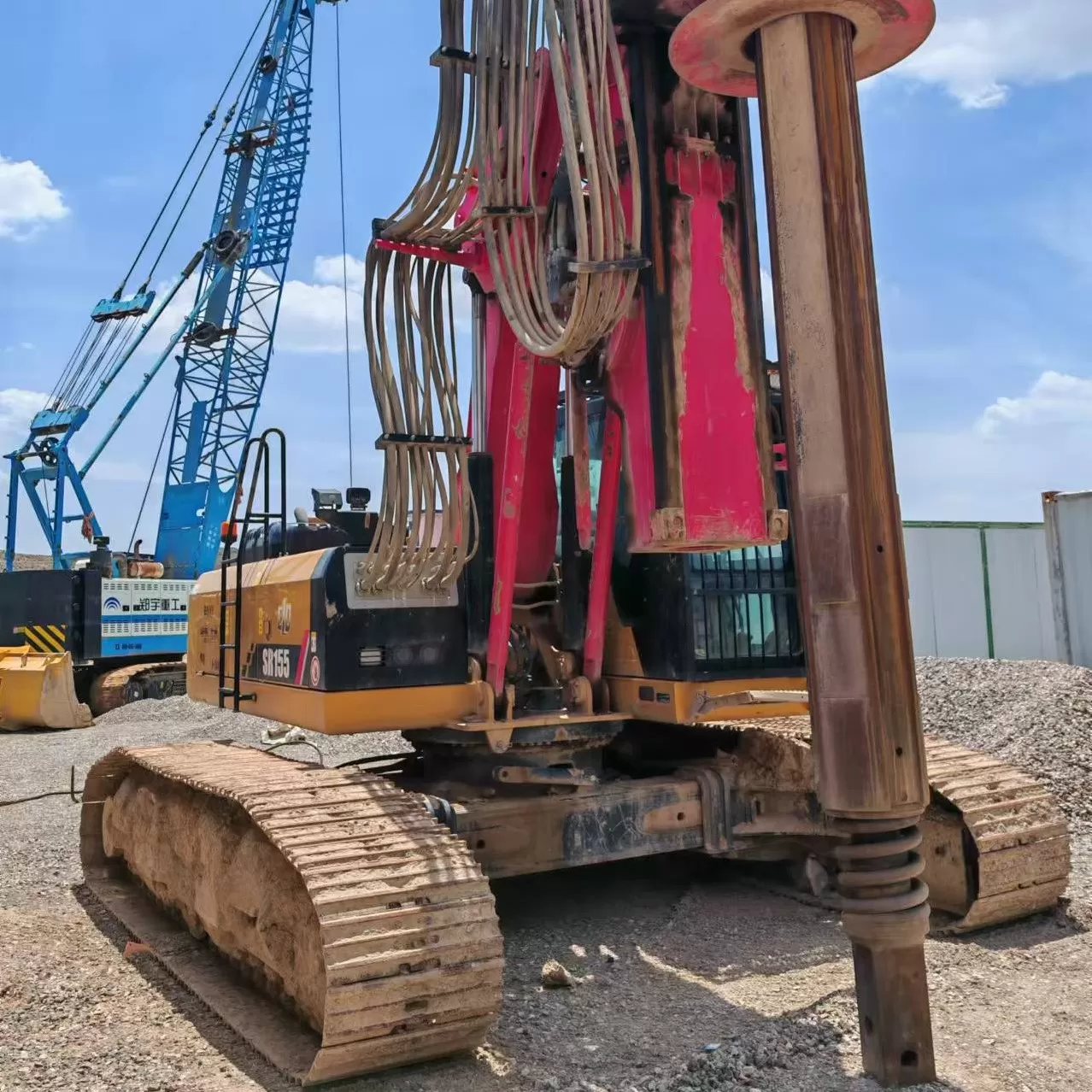 2019 máquina de perfuração rotativa hidráulica sany sr155 retroescavadeira empilhadeira para broca de fundação