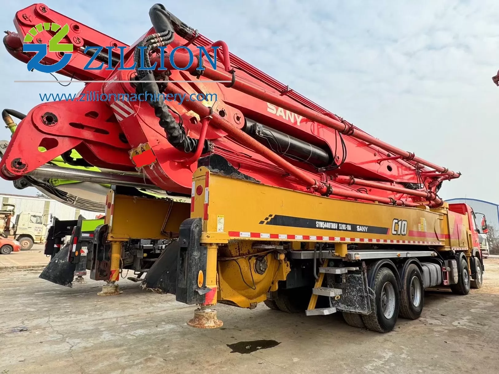 carro de bomba de concreto montado em caminhão com bomba de lança sany 2020 de alta qualidade 62 m no chassi volvo