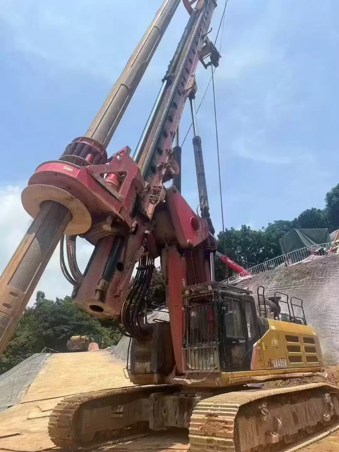 2018 sany piling machinery sr360h retroescavadeira equipamento de perfuração rotativa para investigação de solo