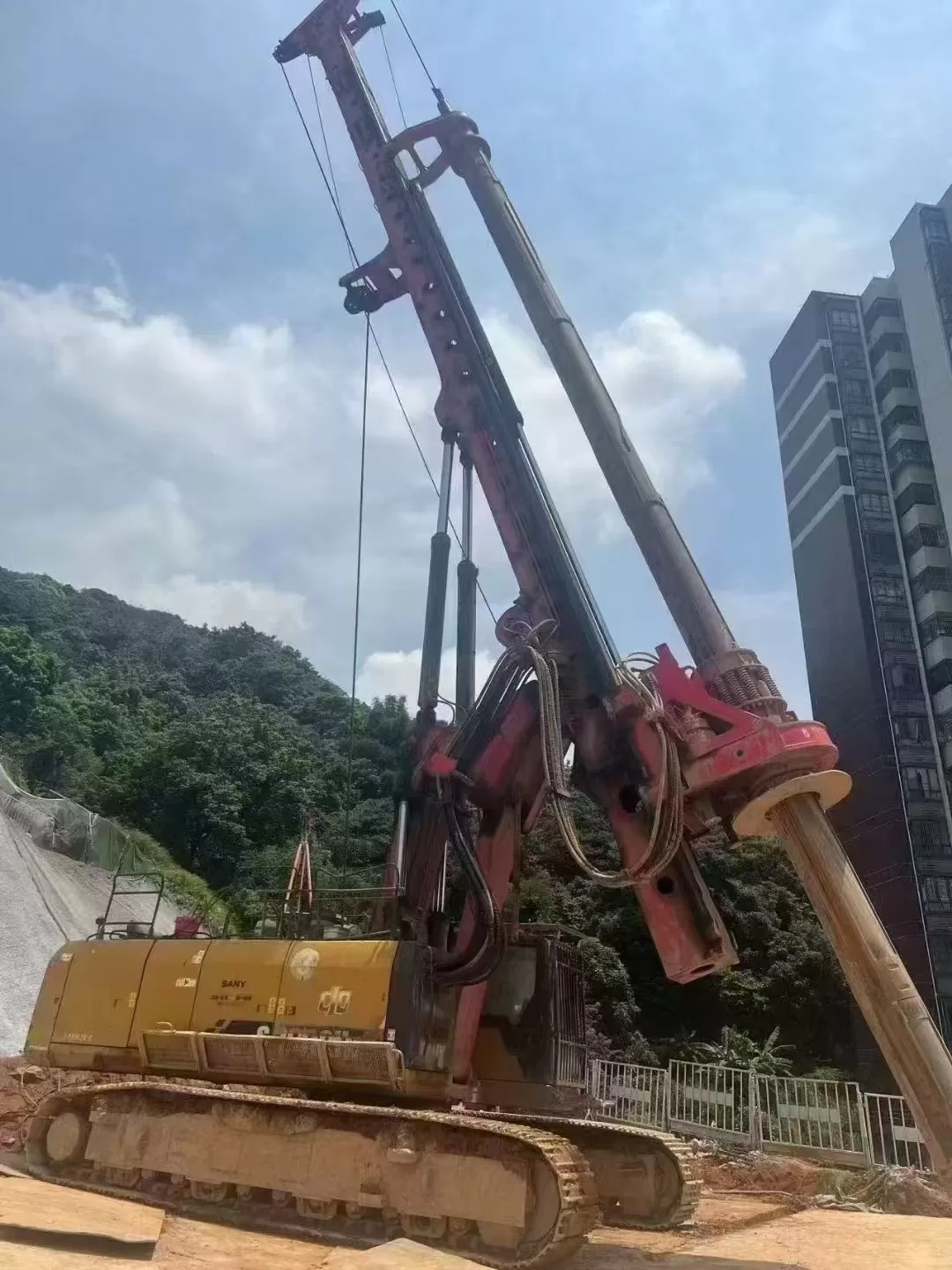 2018 sany piling machinery sr360h retroescavadeira equipamento de perfuração rotativa para investigação de solo