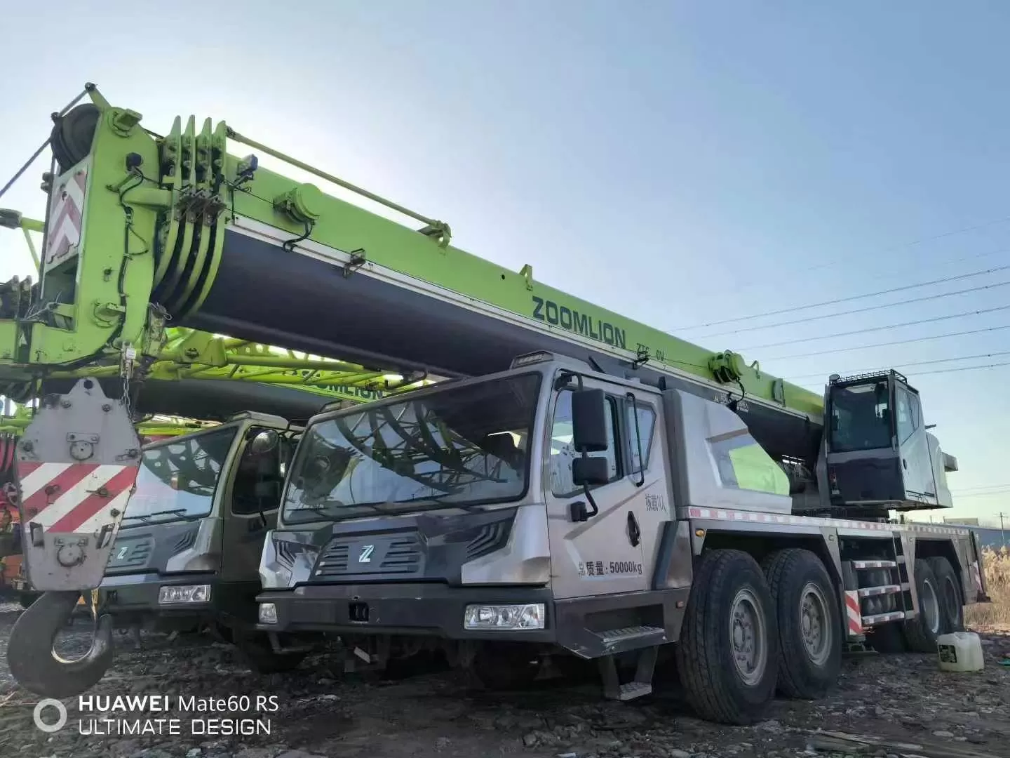 2018 guindaste usado zoomlion 80t caminhão guindaste máquina de elevação guindaste com rodas